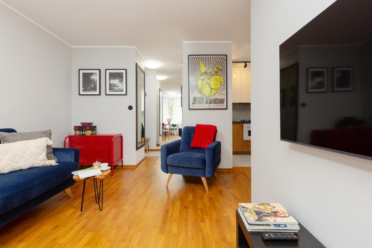 Central Apartment Solec Wilanowska By Noclegi Renters Warsaw Luaran gambar
